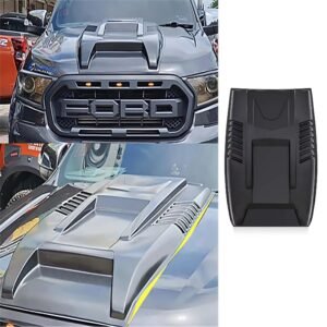 Bonnet Scoop Hood Cover Vent For Ford Ranger Wildtrak 2015-2022 XLT XLS XL Everest For Ford Ranger Raptor Car Styling